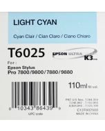 EPSON T6025 (C13T602500) - Cyan Clair 110ml --> voir T6035 (C13T603500) CYAN CLAIR 220ML