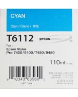 EPSON T6112 (C13T611200) - Pigment Cyan 110ml