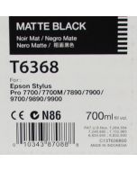 EPSON T6368 (C13T636800) - Cartouche d'encre Noir Mat - 700ml