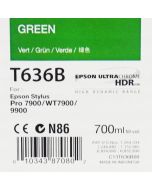 EPSON T636B (C13T636B00) - Cartouche d'encre Vert - 700ml