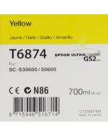 Encre Epson pour SureColor SC-S30600 / SC-S50600 -700ml  : Jaune