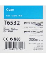 Epson T6532 (C13T653200) - Cartouche d'encre Cyan 200ml