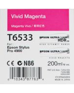 Epson T6533 (C13T653300) - Cartouche d'encre Vivid Magenta 200ml