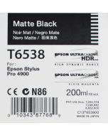 Epson T6538 (C13T653800) - Cartouche d'encre Noir Mat 200ml