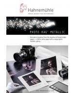 Papier Hahnemühle Photo Rag Metallic 340g, A2 25 feuilles