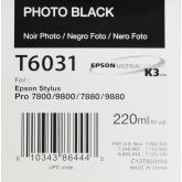 EPSON T6031 (C13T603100) - Noir Photo 220ml