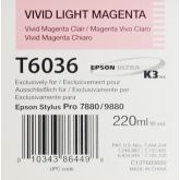 EPSON T6036 (C13T603600) - Vivid Magenta Clair 220ml