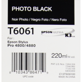 EPSON T6061 (C13T606100) - Noir Photo 220ml