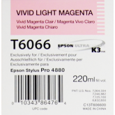 EPSON T6066 (C13T606600) - Vivid Magenta Clair 220ml