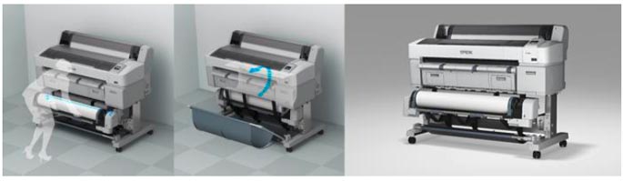 Epson SC-T5200 : Double rouleau