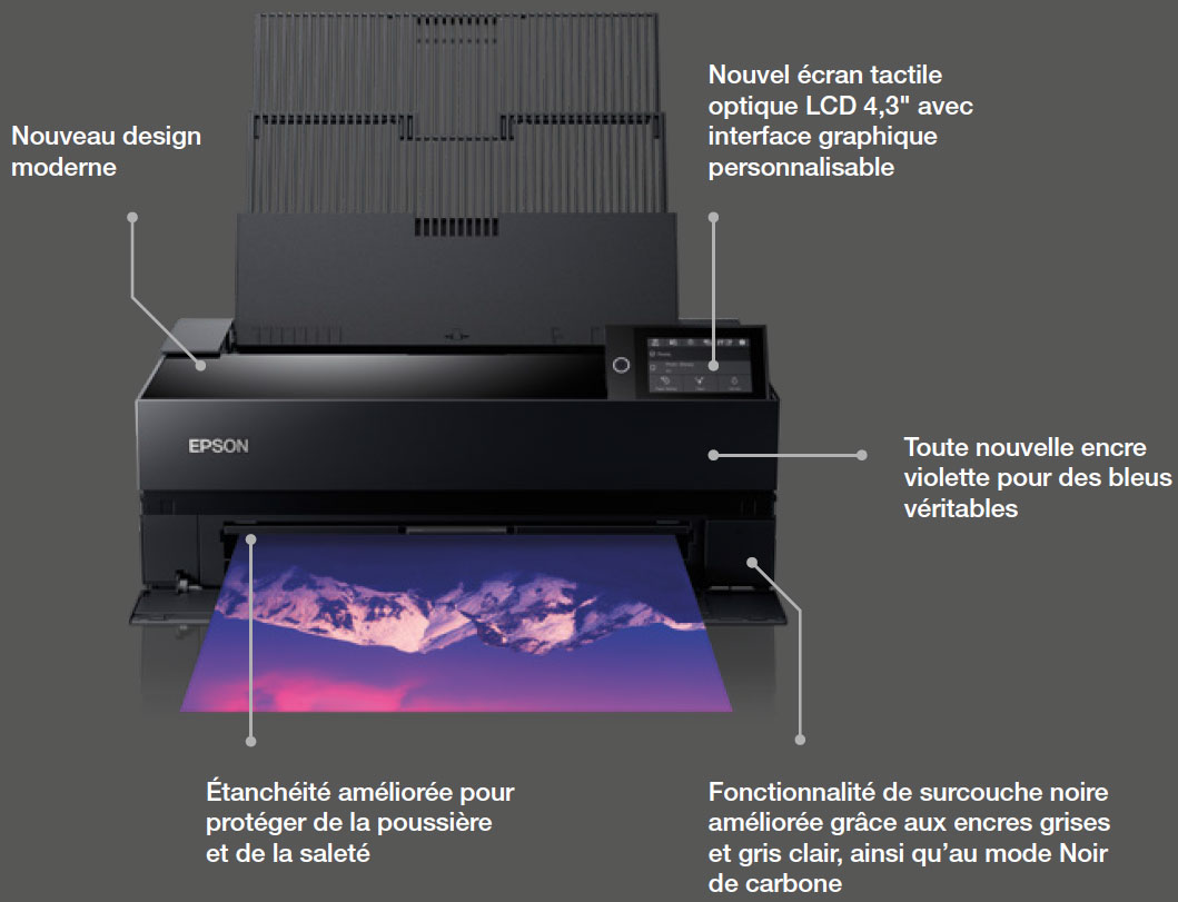  Imprimante  Epson  SureColor SC P900 Wifi A2  10 couleurs 