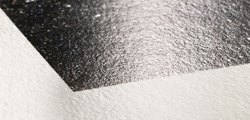 Texture du papier Hahnemuhle Photo Rag Metallic