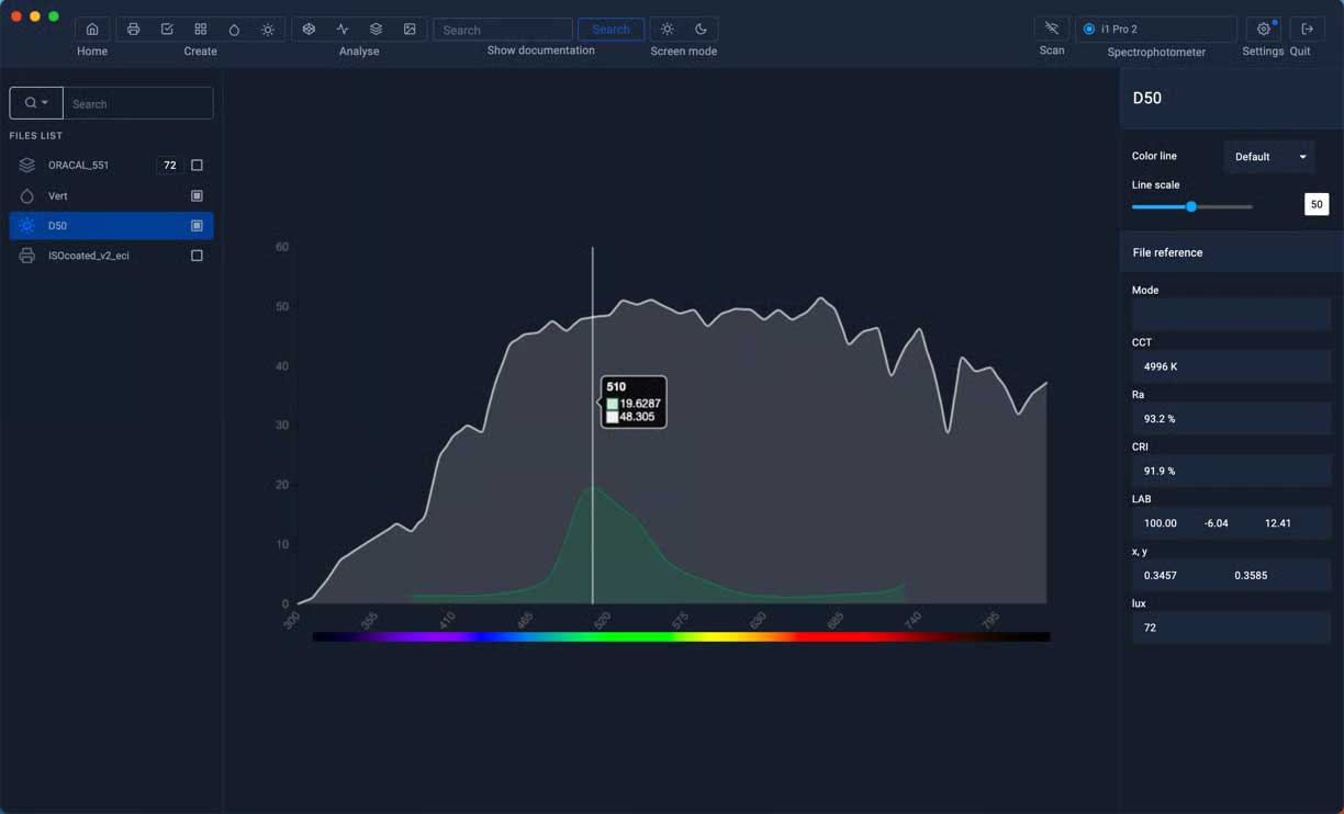 Coraye Spectral Viewer