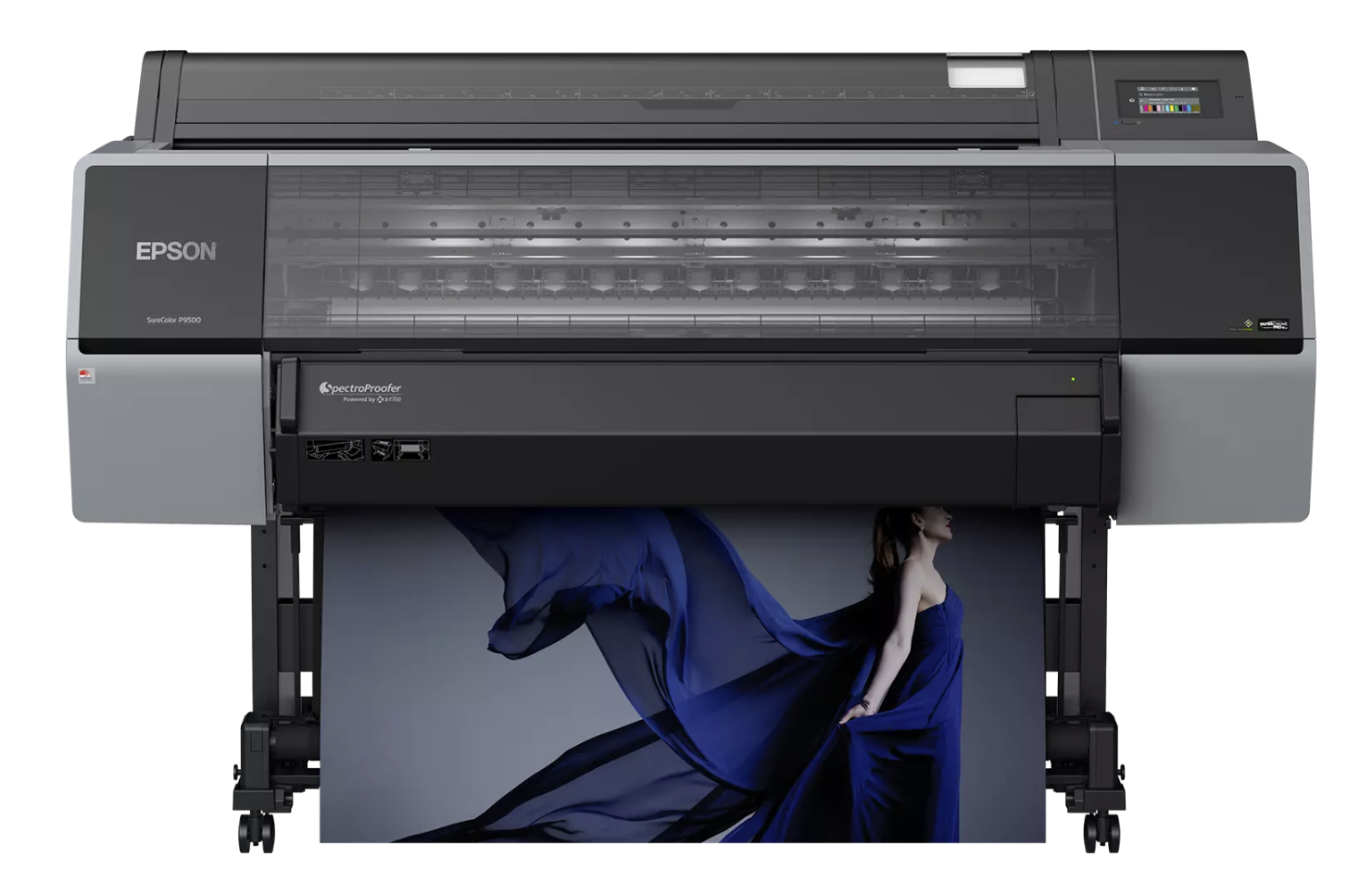 Epson SureColor SC-P9500 avec SpectroProofer pour contrôle colorimétrique et profils ICC
