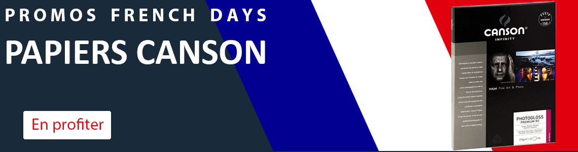 Ce sont les French Days sur les Papiers CANSON
