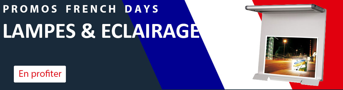 Ce sont les French Days sur les lampes de contrôle et les visionneuses