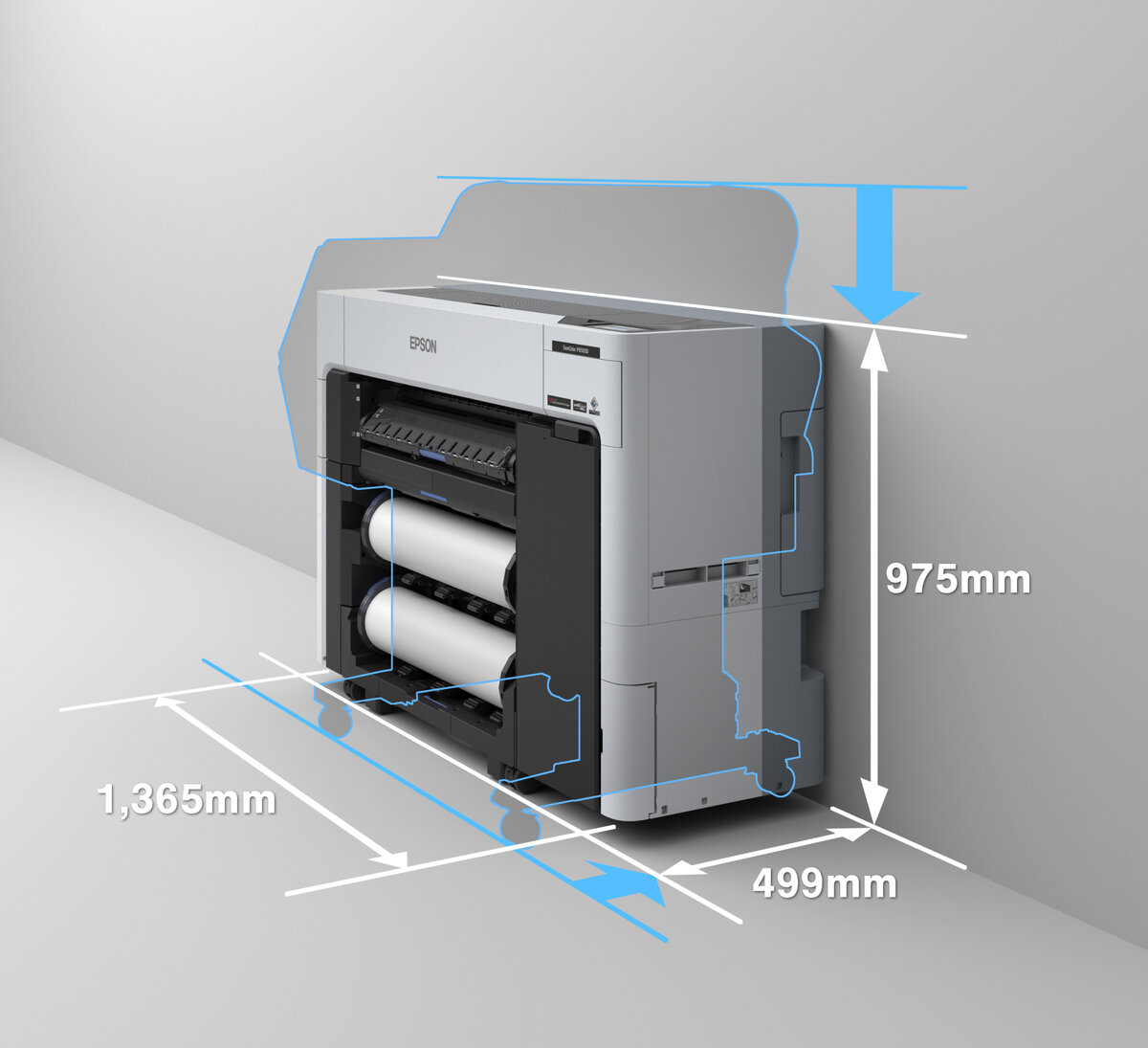 Design compact et accès frontal Epson SC-P6500D