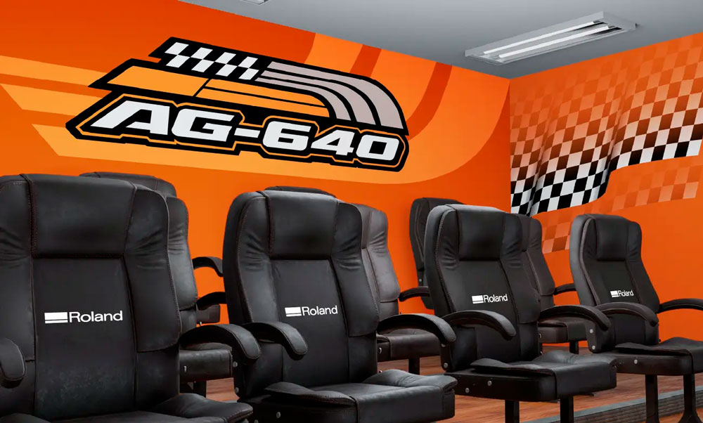 Décoration intérieure imprimée avec Roland TrueVIS AG-640