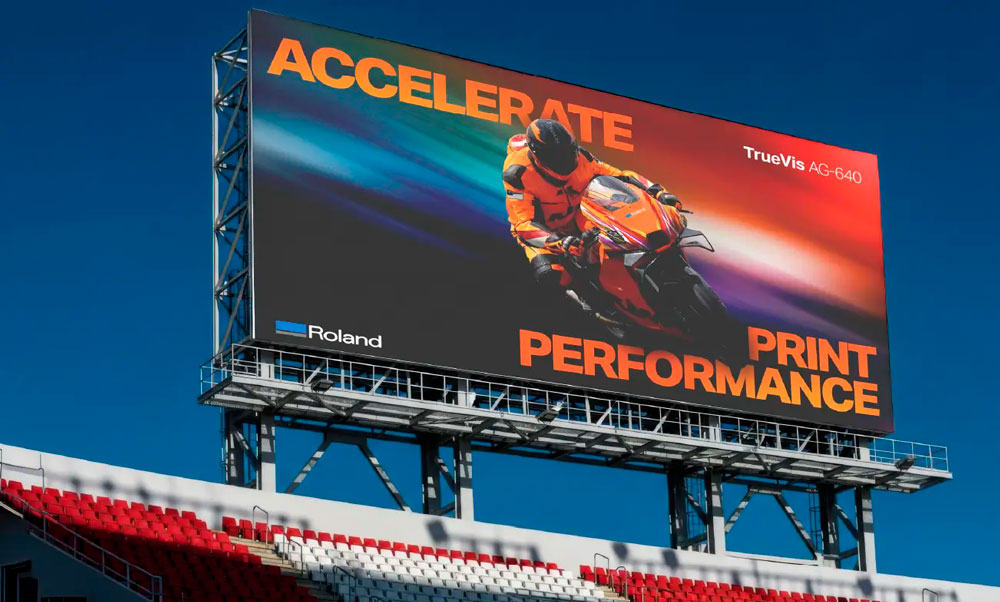 Signalétique et affichage grand format avec Roland AG-640