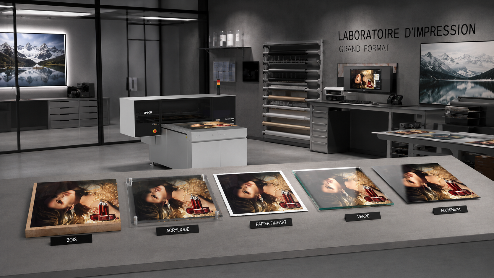 Applications de l'Epson SureColor V4000