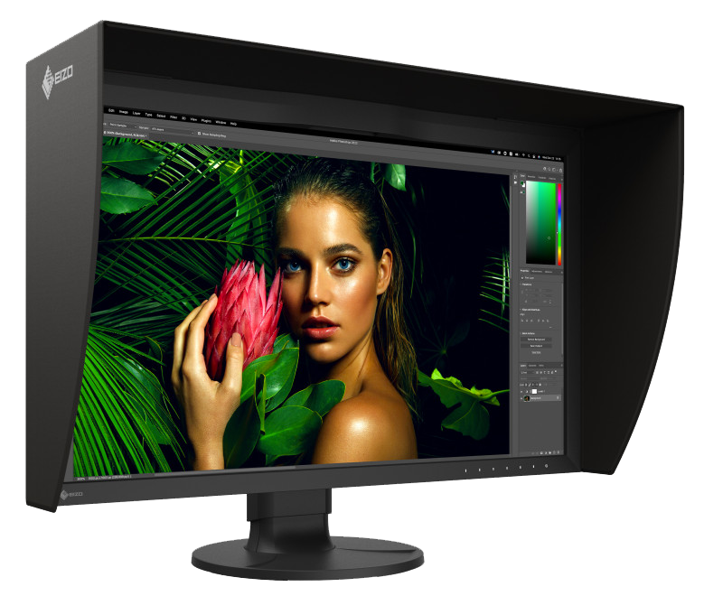 Eizo Coloredge CG2700S avec Visière anti-reflet