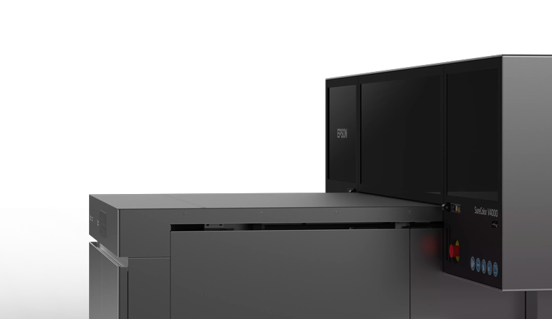 Epson SC-V4000 impression UV blanc couleur vernis en un passage