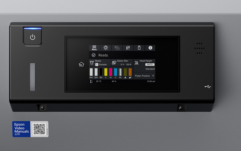 Écran tactile 4,3 pouces Epson SureColor SC-F3000